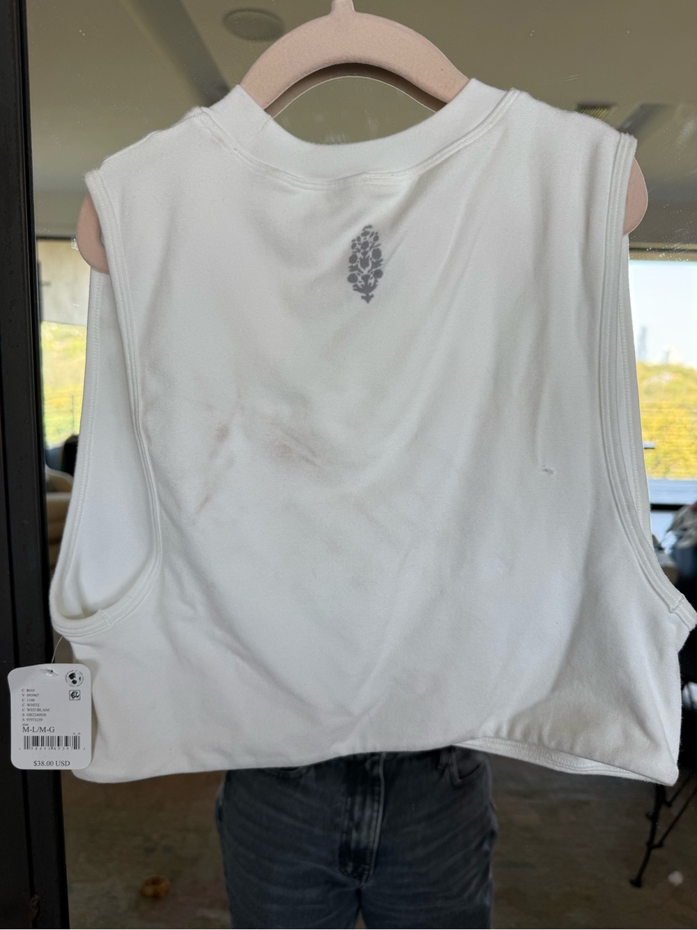 FP Movement by Free People White Cropped Muscle Tank - Picture 4 of 5